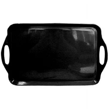 MELAMINE CALYPSO TRAY 11.5" X 19" BLACK