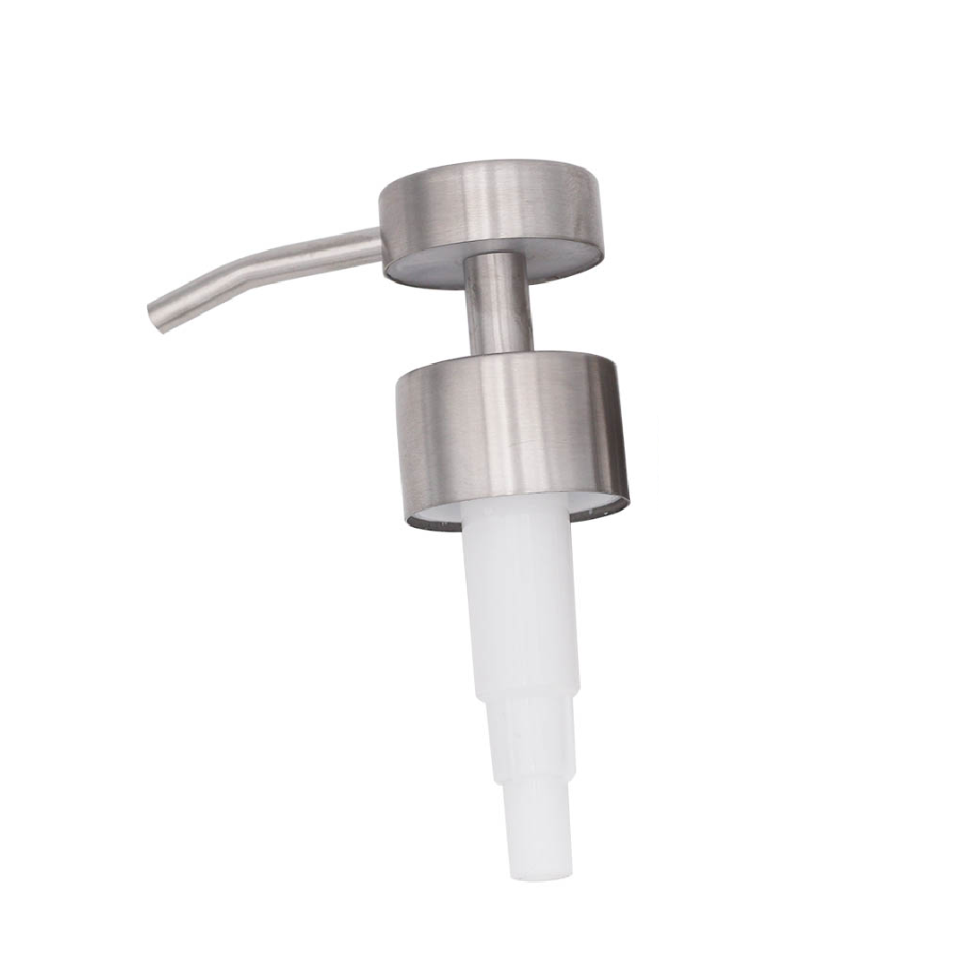 Satin / Brushed Finish Soap Pump Dispensers With Mason Jars: Satin