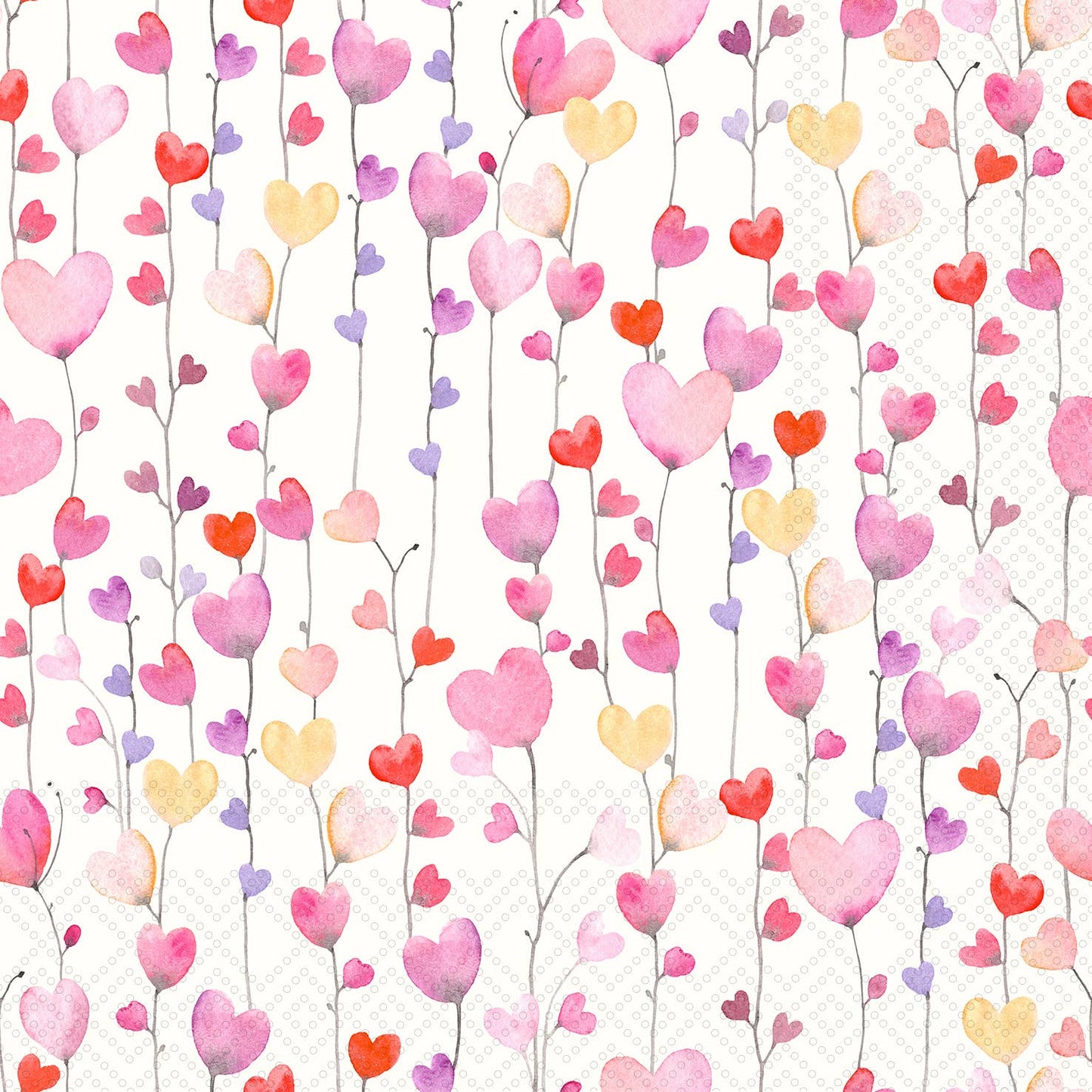 HEART ON A STRING COCKTAIL NAPKINS 20CT