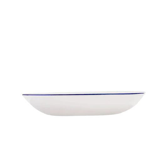 ENTREE BOWL NAVY RIM 10" SINGLE