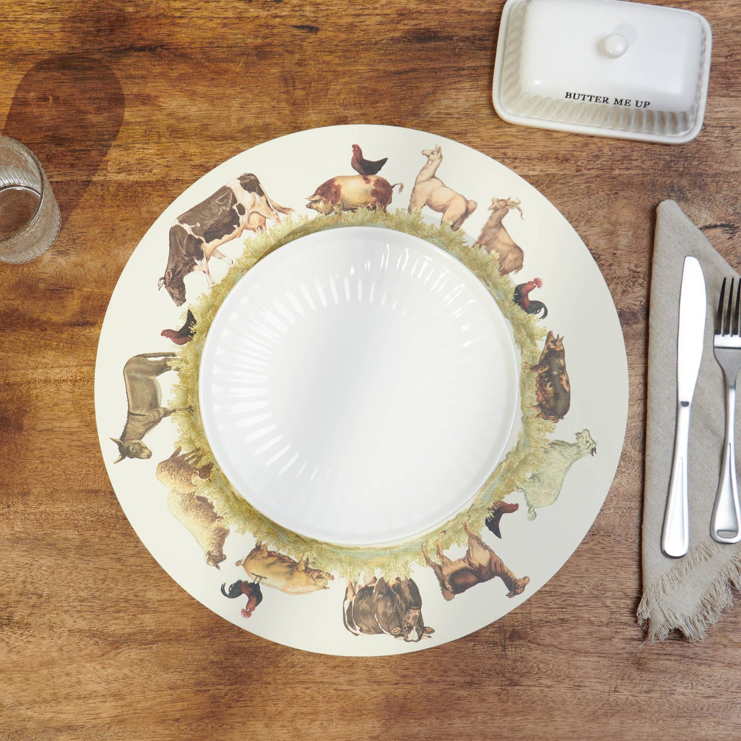 Farm Animals Paper Placemat
