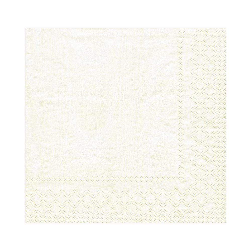 LUNCHEON NAPKIN MOIRE IVORY