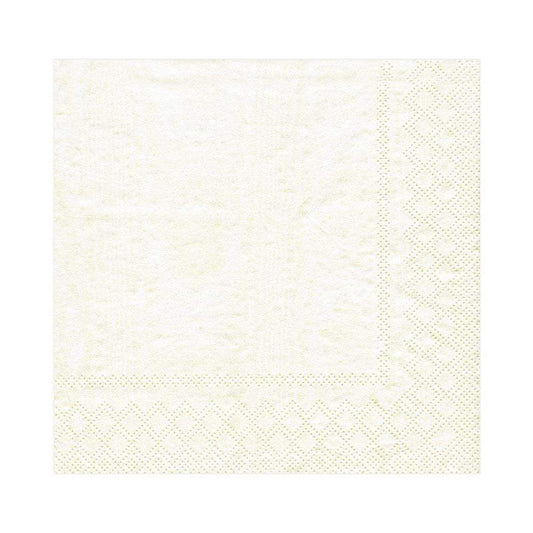LUNCHEON NAPKIN MOIRE IVORY