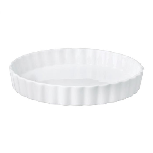 PORCELAIN QUICHE DISH 7.75"