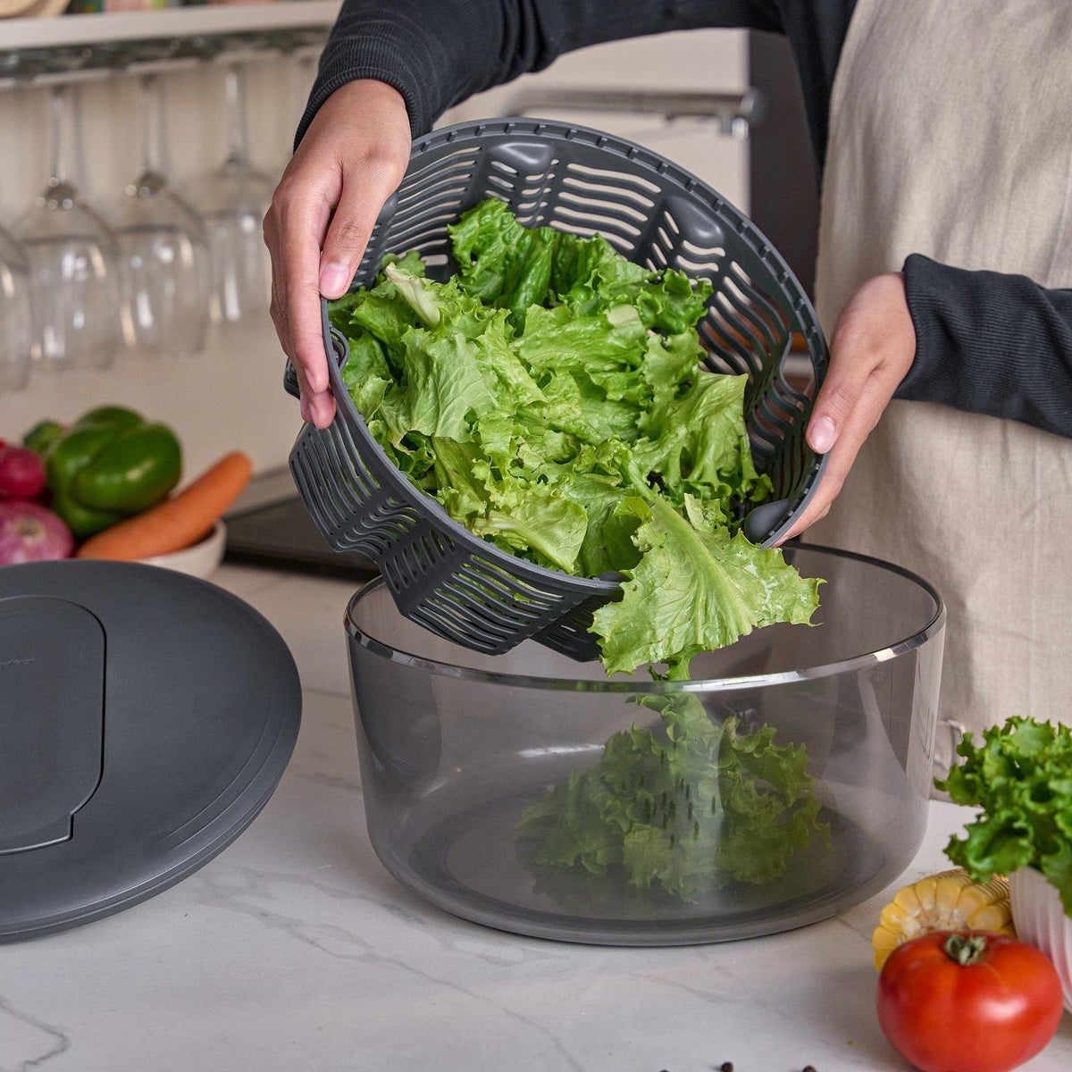 Zyliss Swift Dry Salad Spinner: Small