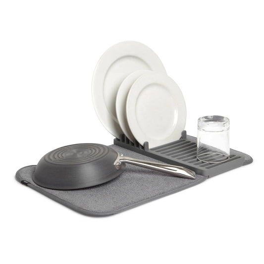 UDRY MINI DISH RACK WITH DRYING MAT