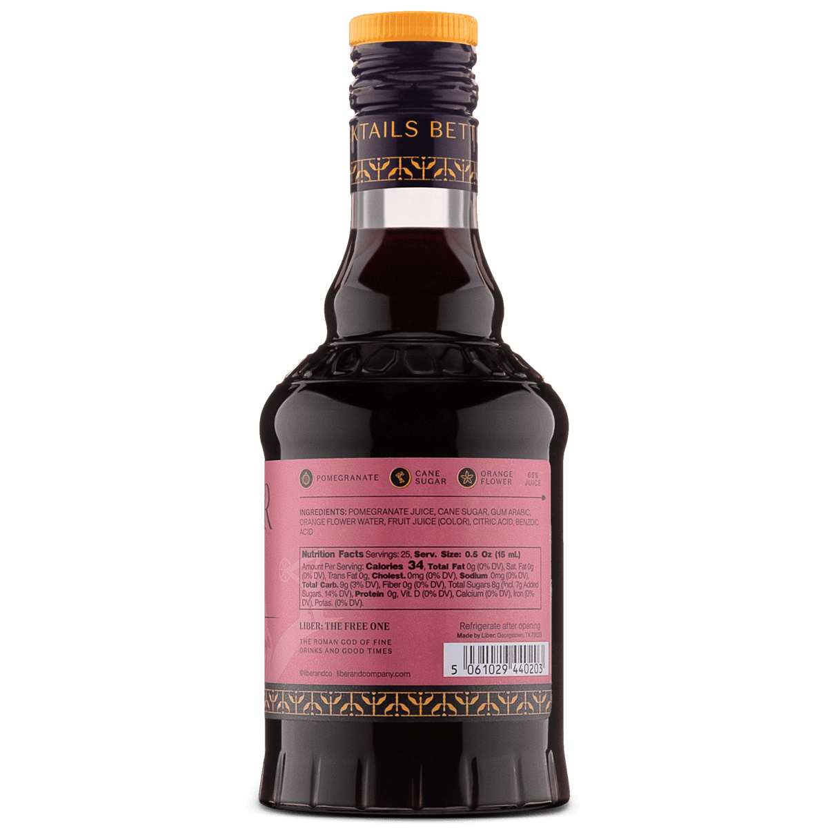 Real Grenadine: 750 mL