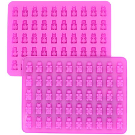 SILICONE GUMMY BEAR MOLD 2PK