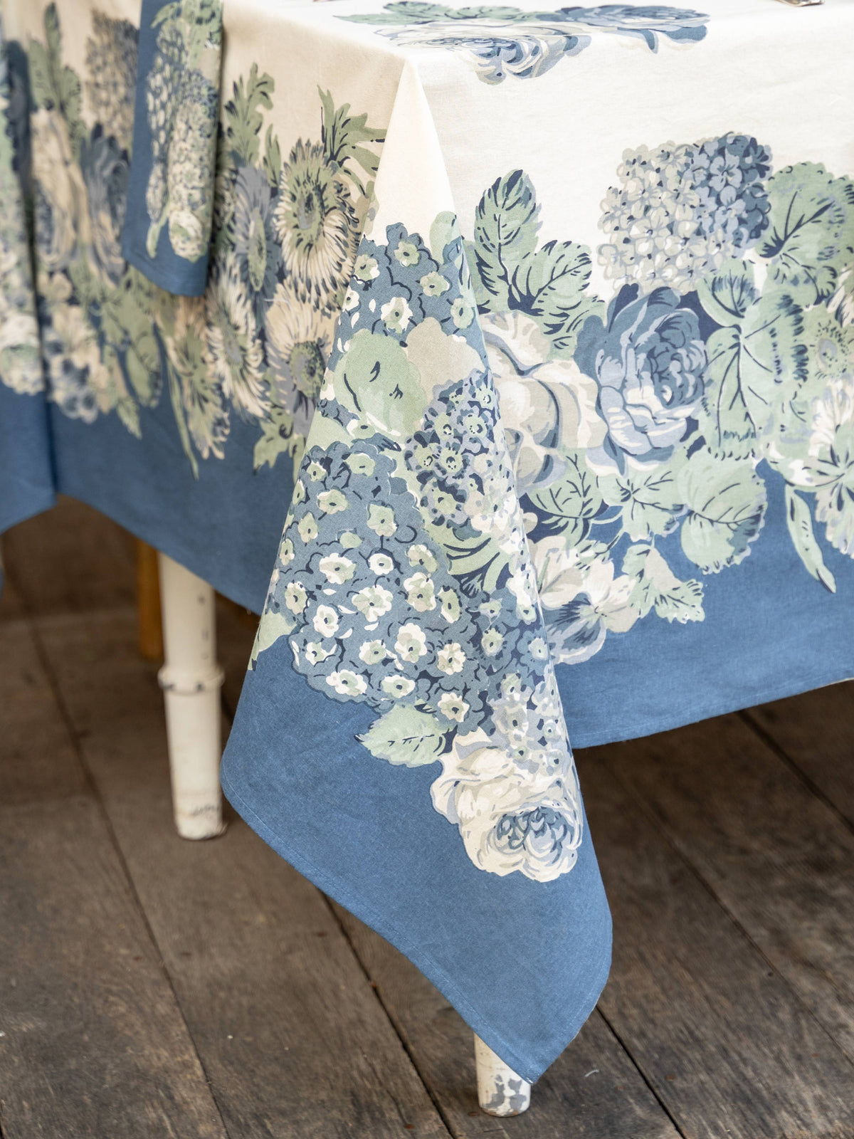 AUTUMN GATHERING TABLECLOTH - BLUE 60X90
