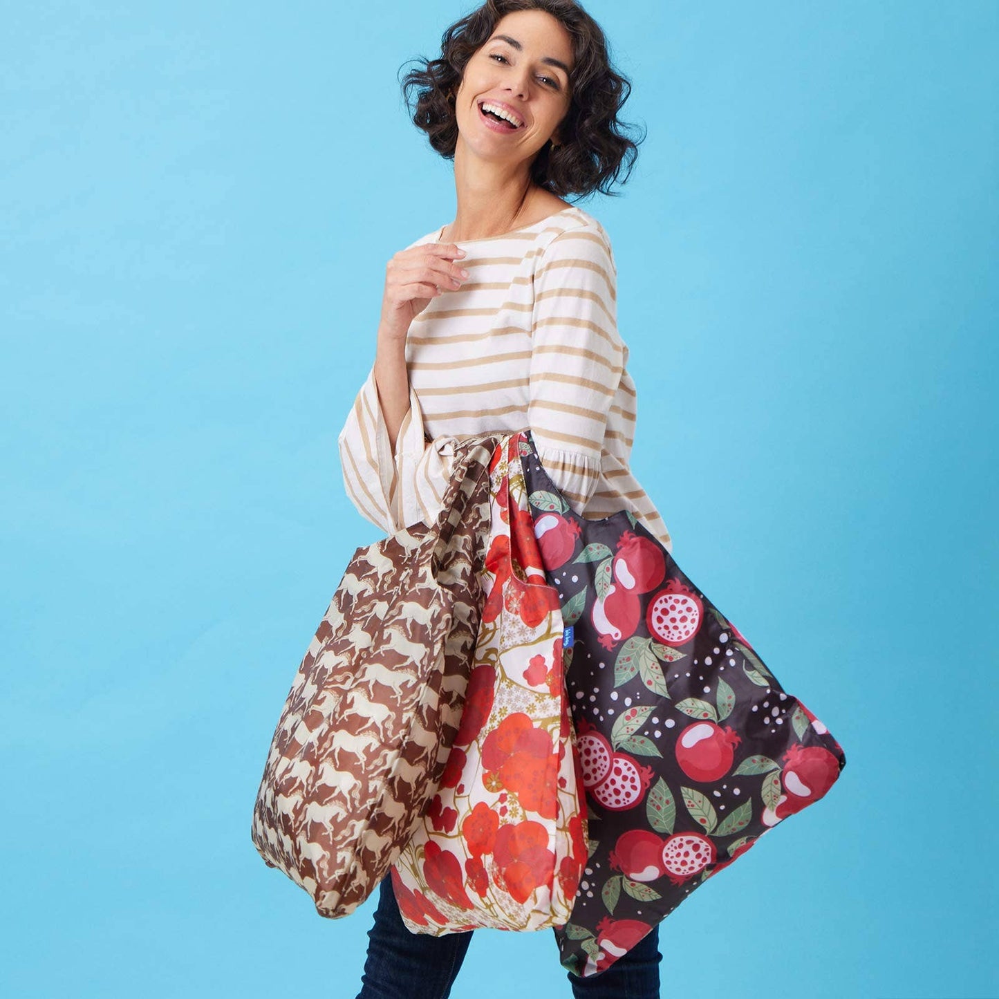 KINTSUGI BLU BAG REUSABLE SHOPPER TOTE