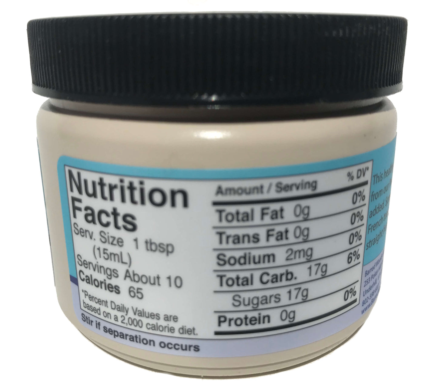 PURE VERMONT MAPLE CREAM 8 OZ