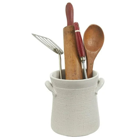 POTTER'S STONE UTENSIL CROCK