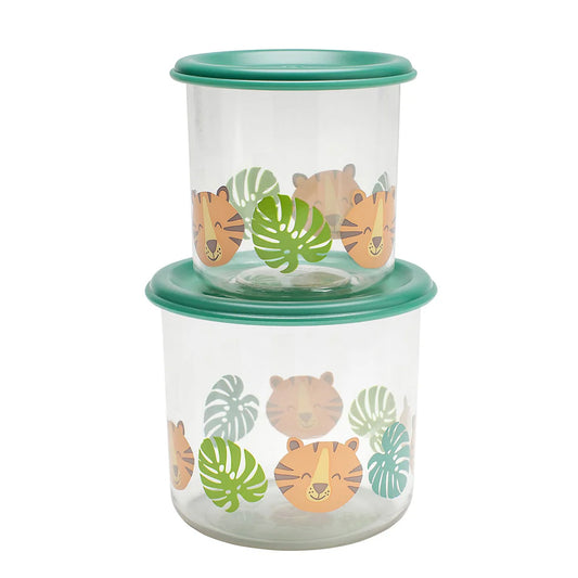 GOODLUNCH SNACK SET 2LRG TIGER