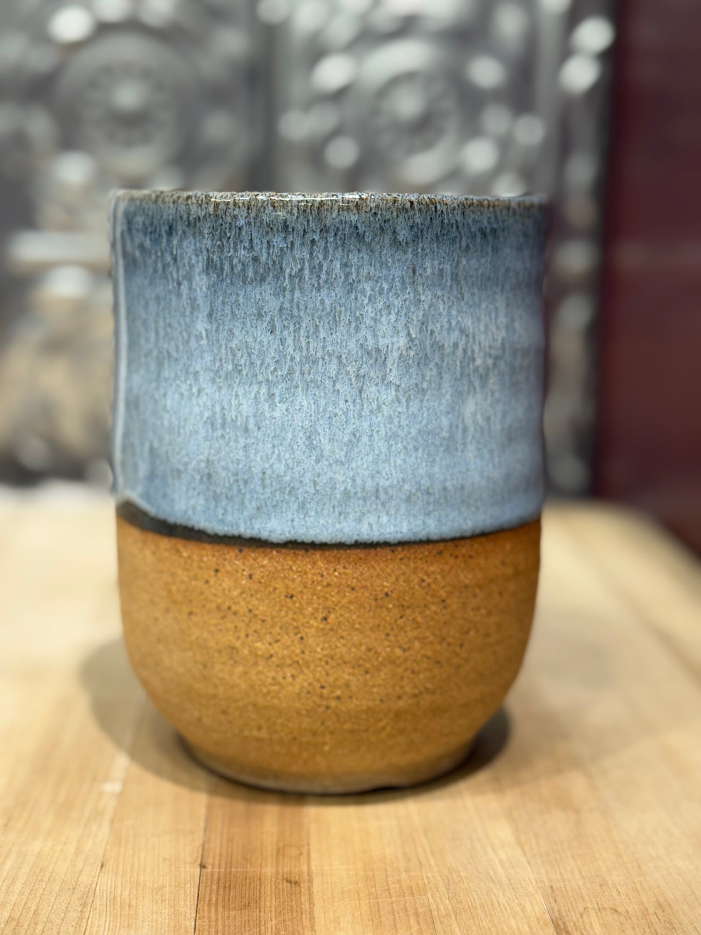 RISING FOREST UTENSIL CROCK- OCEAN