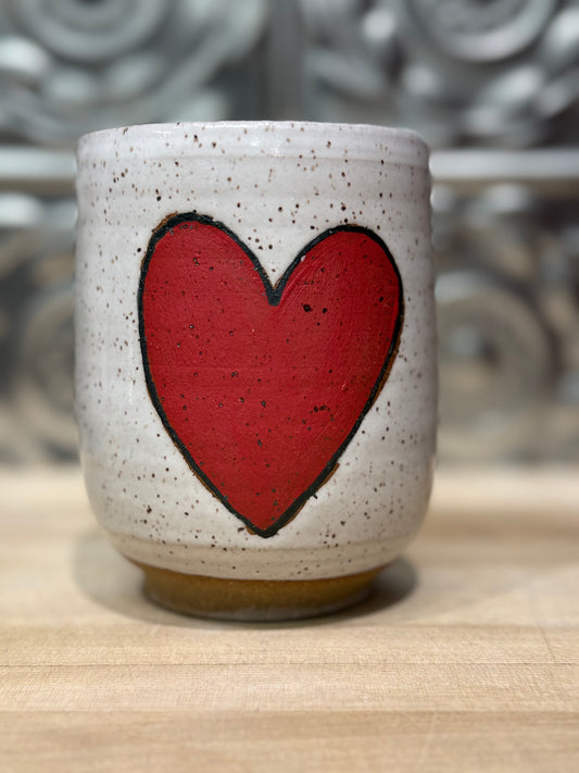 RISING FOREST MUG-HEART ON WHITE