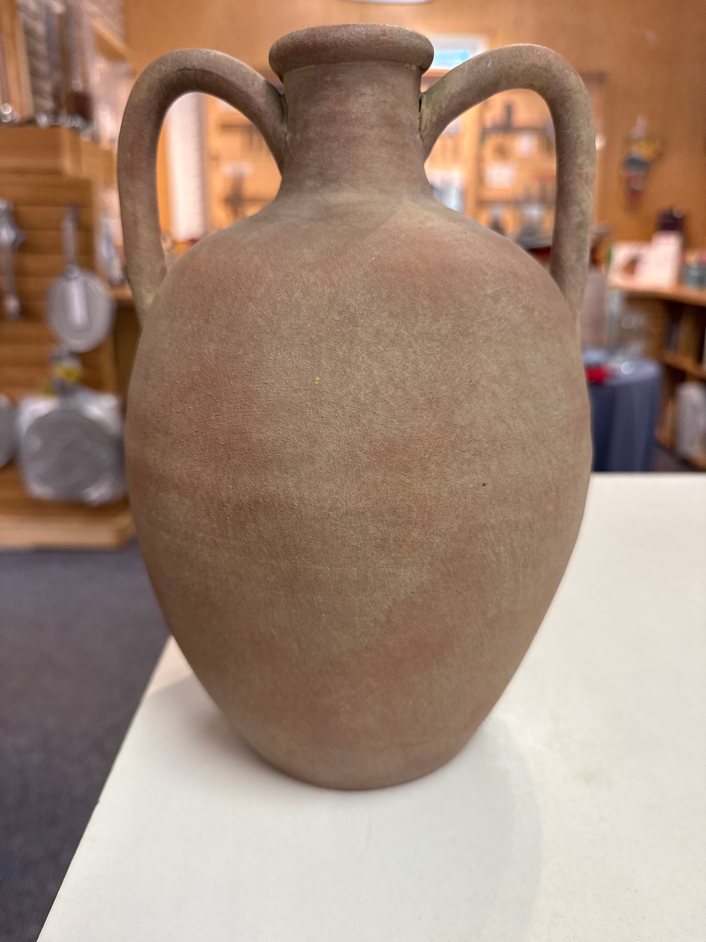 TERRA COTTA URN W/ HANDLES