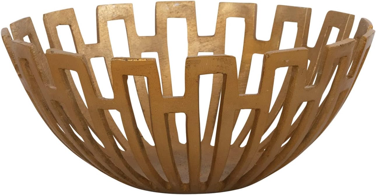ART DECO GOLD FINISH BOWL