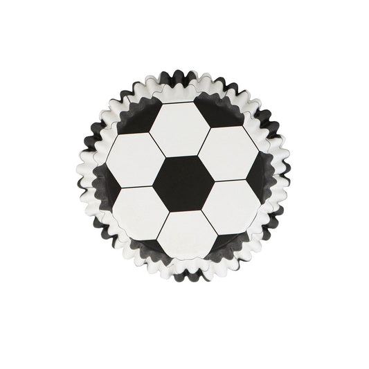 SOCCER / FUTBOL CUPCAKE FOIL LINERS 30/CT