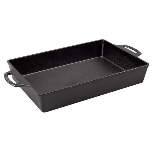LODGE CAST IRON CASSEROLE 9 X 13"