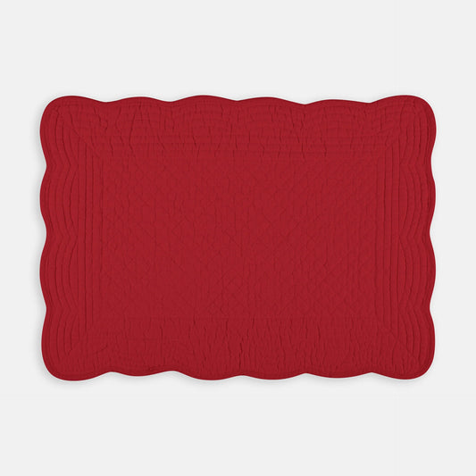 PLACEMAT RECT 14X20" RED