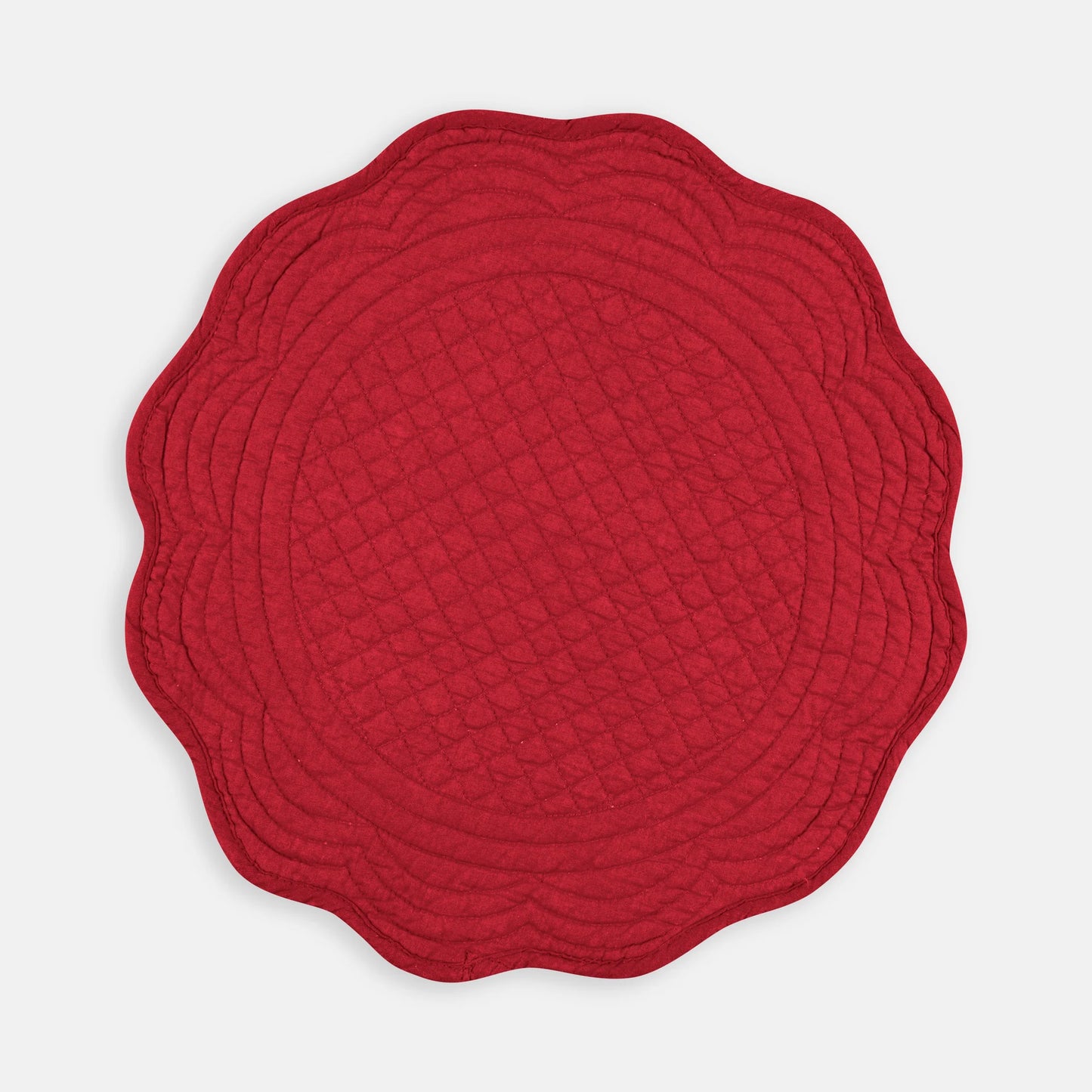 PLACEMAT RND 15" RED