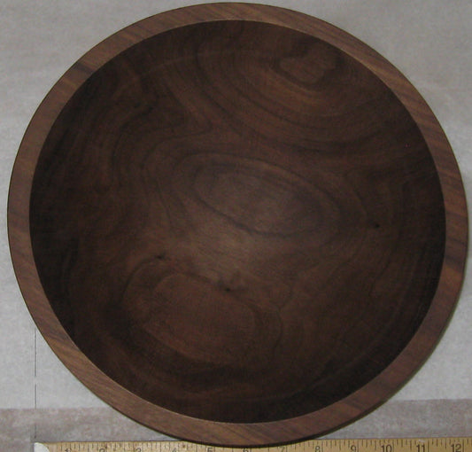 GRANVILLE WOOD BOWL WALNUT 12"