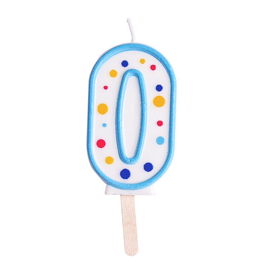 NUMBER 0 CANDLE BLU