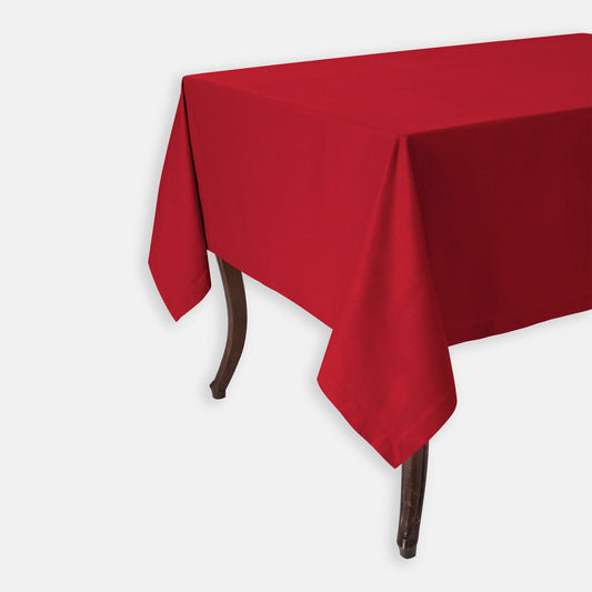 TABLECLOTH COTTON 70X70" RED