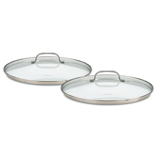 OVAL GLASS LID 12"
