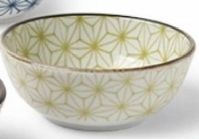 ASANOHA GREEN  SMALL BOWL 3.5"