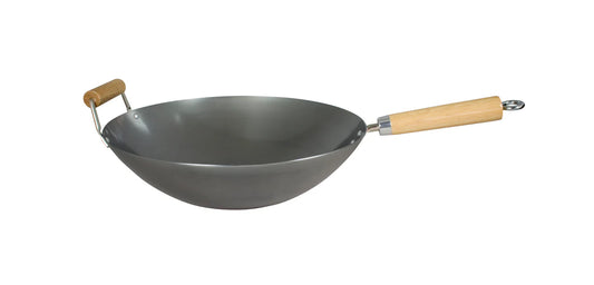 CARBON STEEL WOK 14"