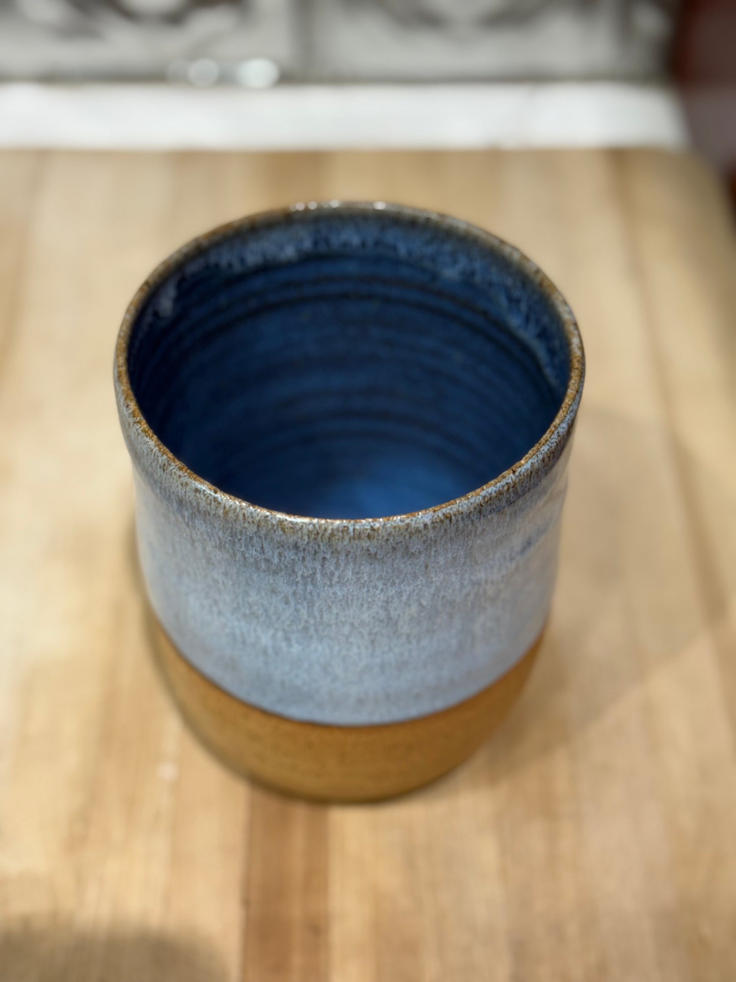 RISING FOREST UTENSIL CROCK- OCEAN