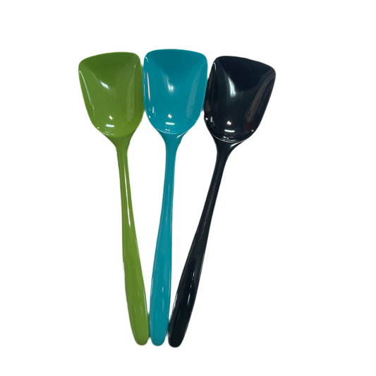 MELAMINE WIDE ANGLED SPOON 11"