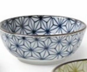 ASANOHA BLUE SMALL BOWL 3.5"