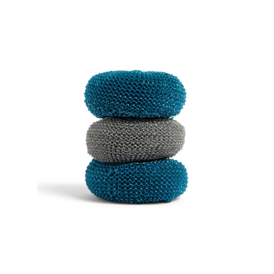 CLEAN OCEAN NETTED SCRUBBERS TEAL