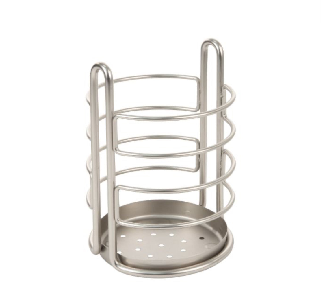 EURO UTENSIL HOLDER SATIN NICKEL