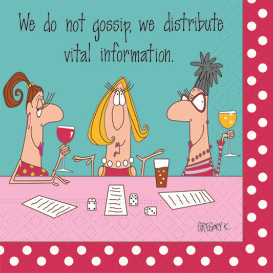 VITAL INFO NAPKIN