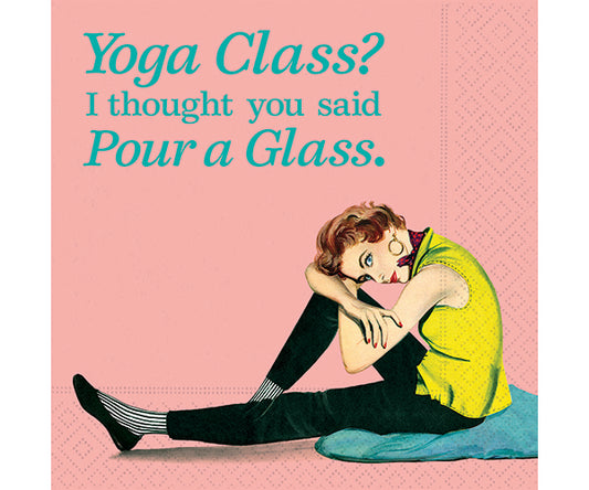 YOGA CLASS POUR A GLASS
