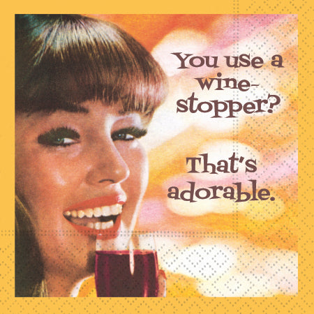 WINE STOPPER NAPKIN