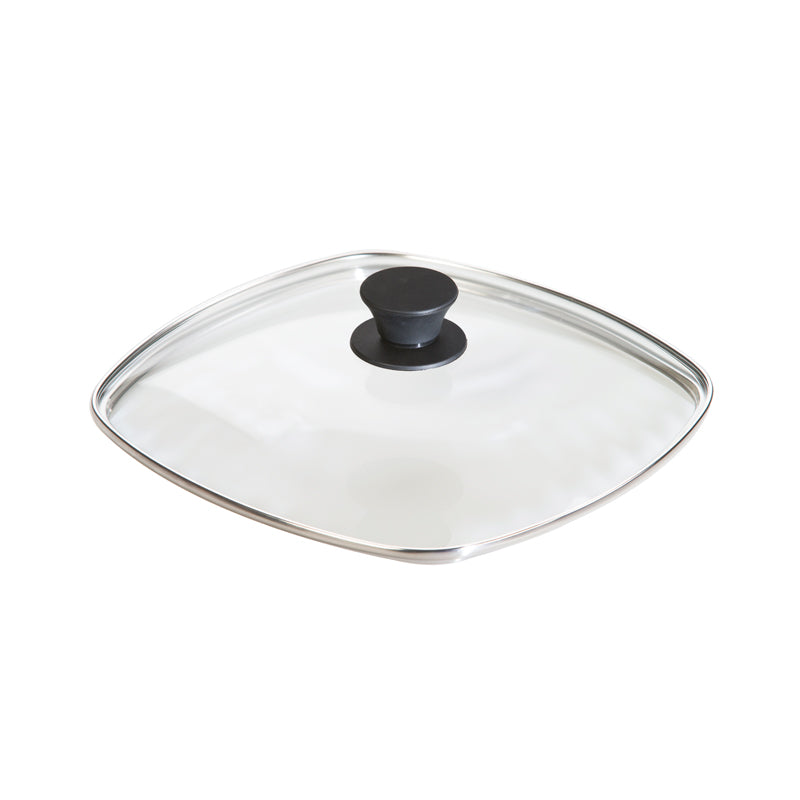 LODGE SQUARE GLASS LID 10.5"