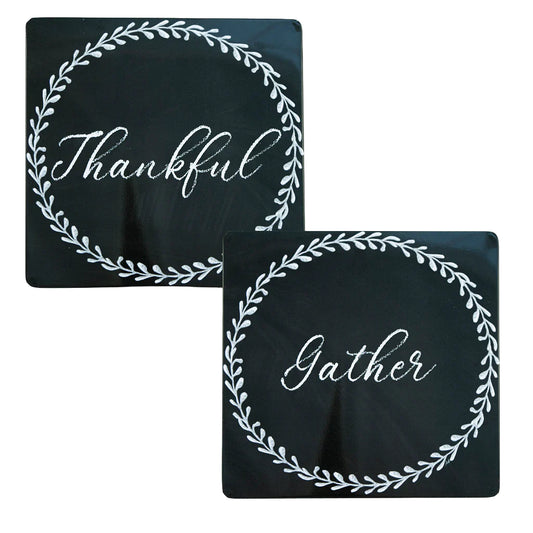 GRATEFUL HOT PADS SET/2