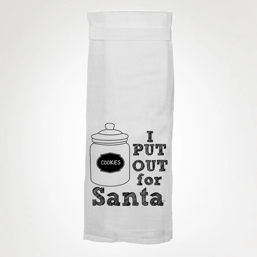 FUNNY TOWEL - I PUT OUT FOR SANTA