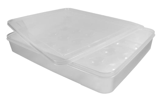 DEVILED EGG CARRIER W/LID