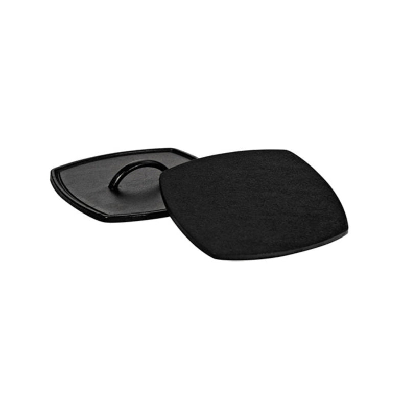 LODGE CAST IRON FLAT GRILL PRESS 8.25"