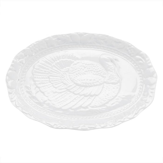 TURKEY PLATTER WHITE