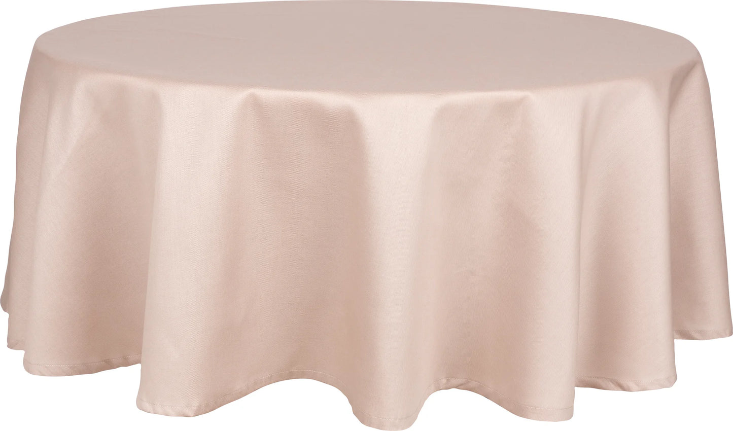 TABLECLOTH COTTON ROUND 70" LINEN