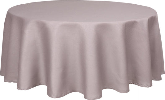 TABLECLOTH COTTON ROUND 70" GRY