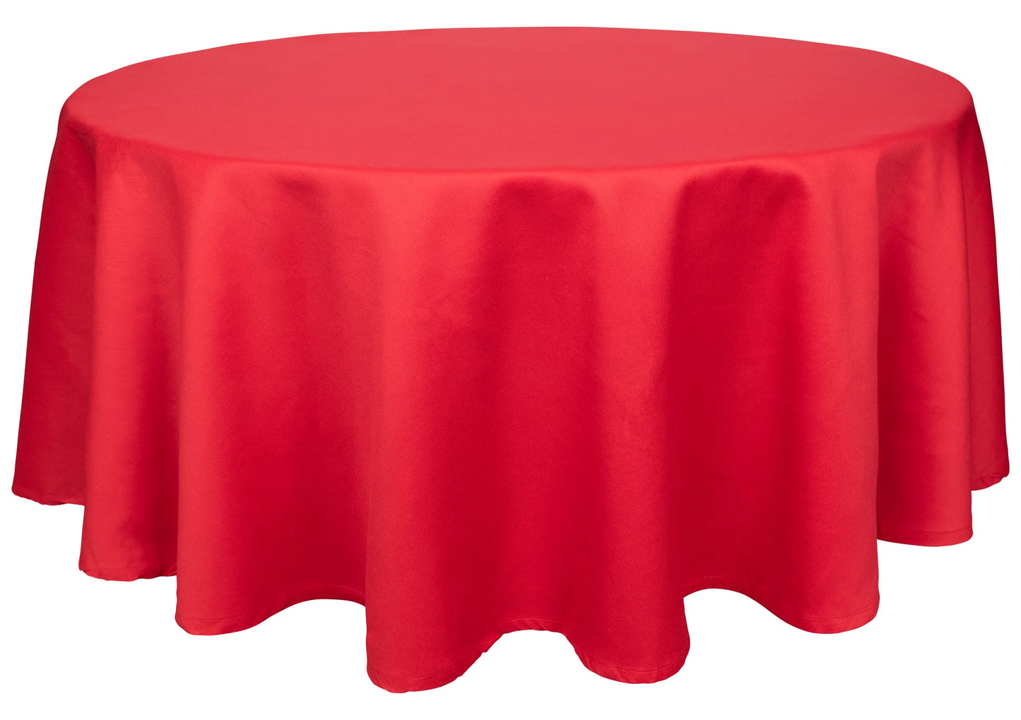 TABLECLOTH COTTON ROUND 70" RED