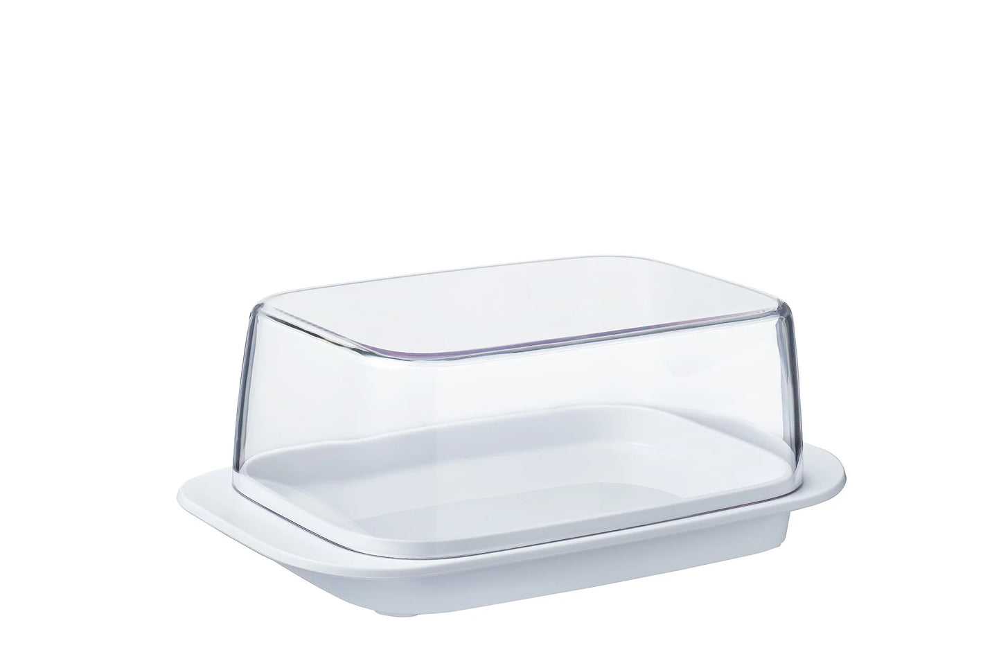 BUTTER DISH WHITE