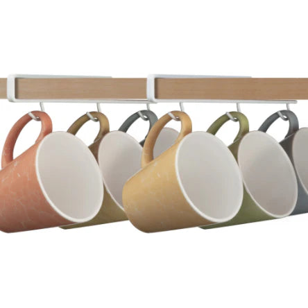 UNDER-SHELF MUG HOOKS SET OF 2